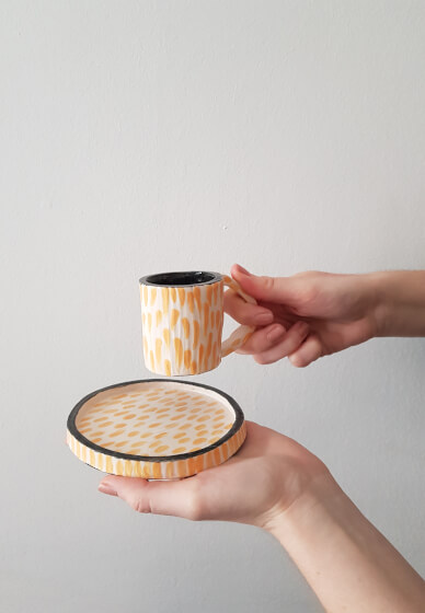 Pottery Painting Class in London | Small Group | BYOB