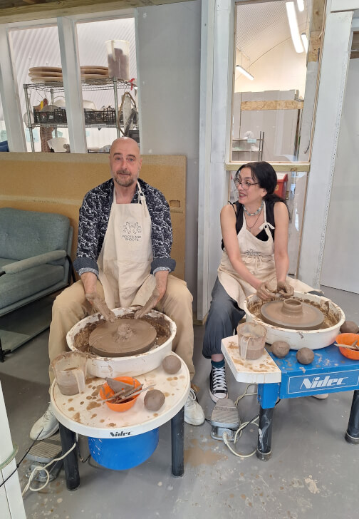 Wheel Throwing Pottery Class for Beginners