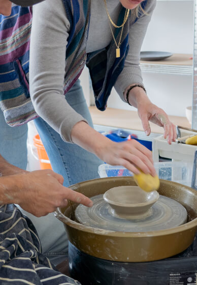 Pottery Wheel Throwing Class for Beginners