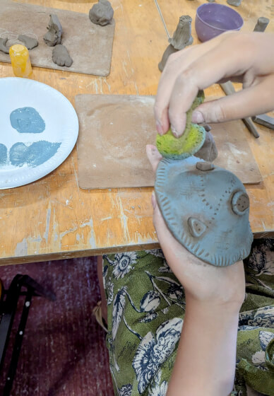 Pottery Workshop: Colourful Mushroom Sculptures