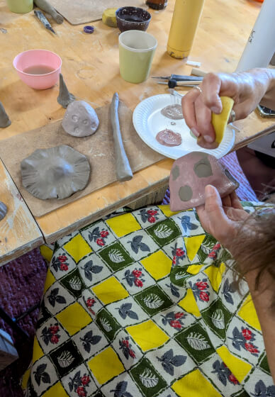 Pottery Workshop: Colourful Mushroom Sculptures