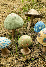 Pottery Workshop: Colourful Mushroom Sculptures