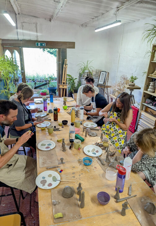 Pottery Workshop: Colourful Mushroom Sculptures