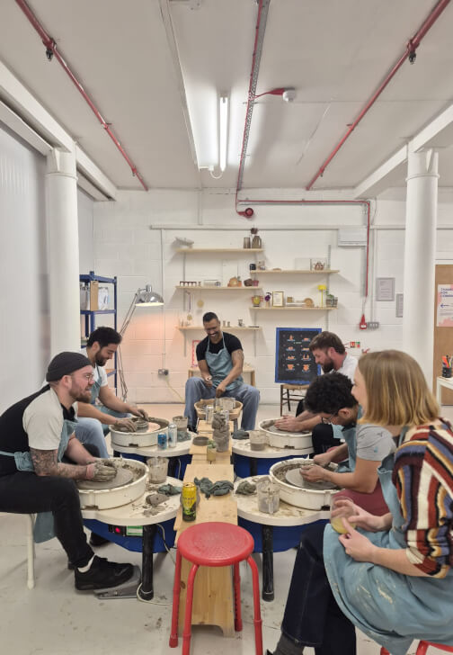 Pottery Workshop: Sculpt, Throw and Sip