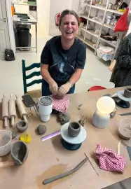 Pottery Workshop: Sculpt, Throw and Sip