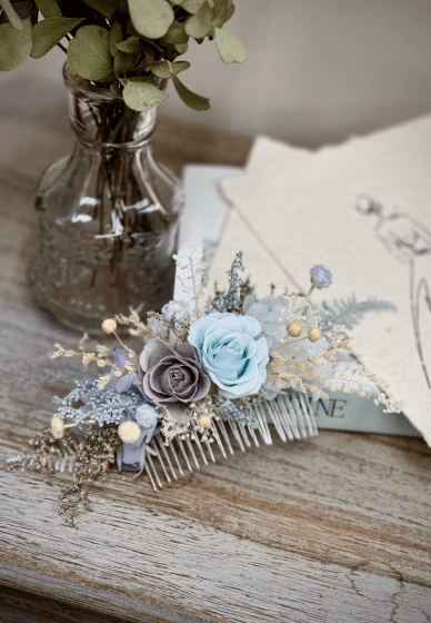 Preserved Flower Hair Comb Making Workshop