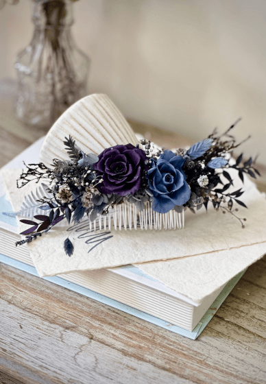 Preserved Flower Hair Comb Making Workshop