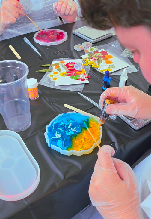 Pressed Flower Epoxy Resin Workshop