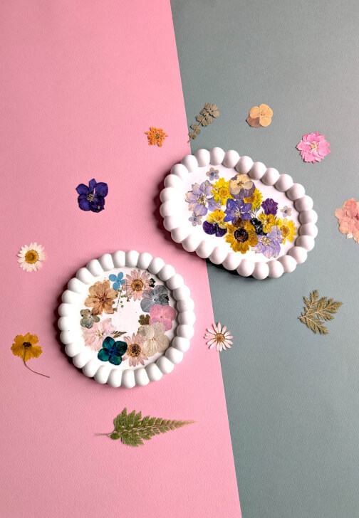 Pressed Wildflowers Eco-Resin Bubble Dish Workshop