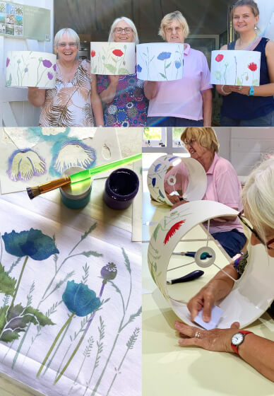 Print and Make a Lampshade Workshop