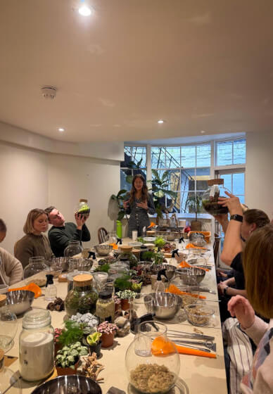 Private Terrarium Workshop Party