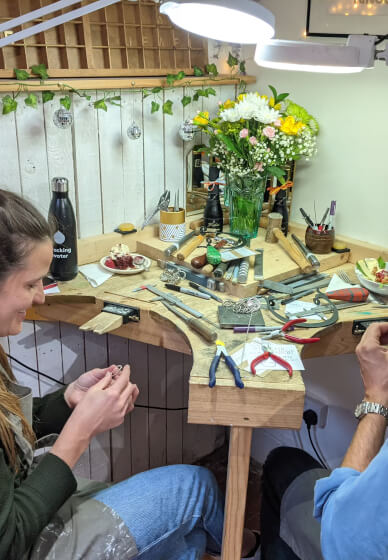 Private Wedding Ring Making Workshop for Couples