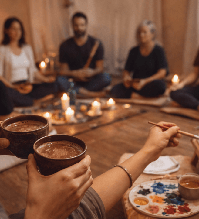 Process-Led Art Experience with Cacao Ritual and Meditation