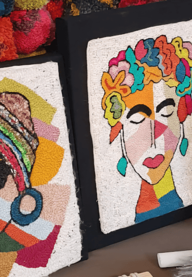 Punch Needle: Create a Modern Textile Portrait Workshop