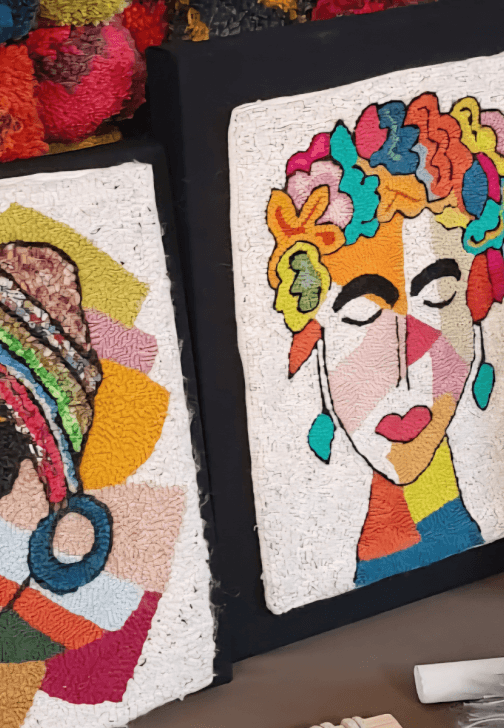 Punch Needle: Create a Modern Textile Portrait Workshop