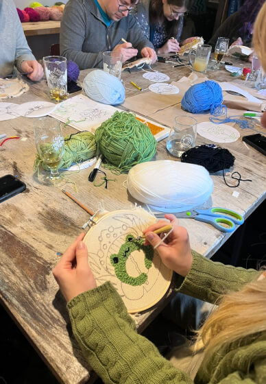 Punch Needle Keyring Workshop