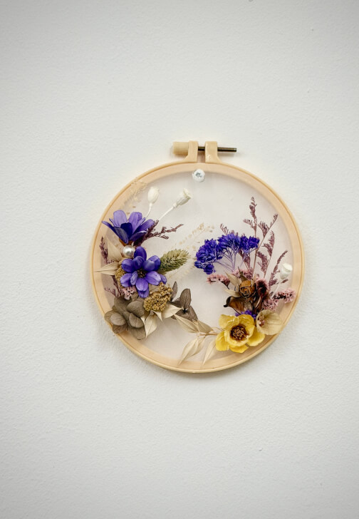 Qixi Embroidery Floral Hoop Workshop