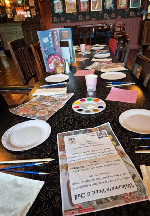 Queer Tray and Coaster Painting Workshop