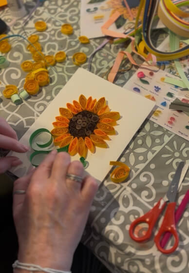 Quilling Flowers Workshop