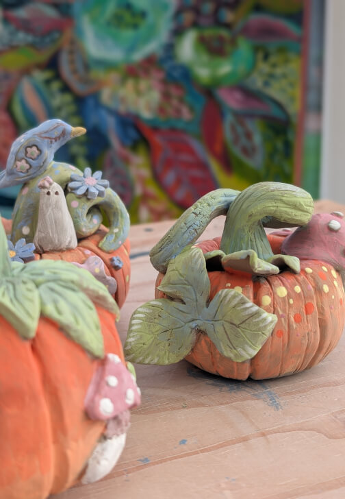 Quirky Pumpkin Pottery Workshop