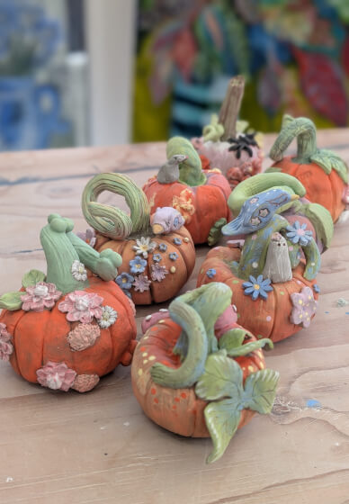 Quirky Pumpkin Pottery Workshop