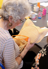 Raffia Embroidery Hoop Art Workshop