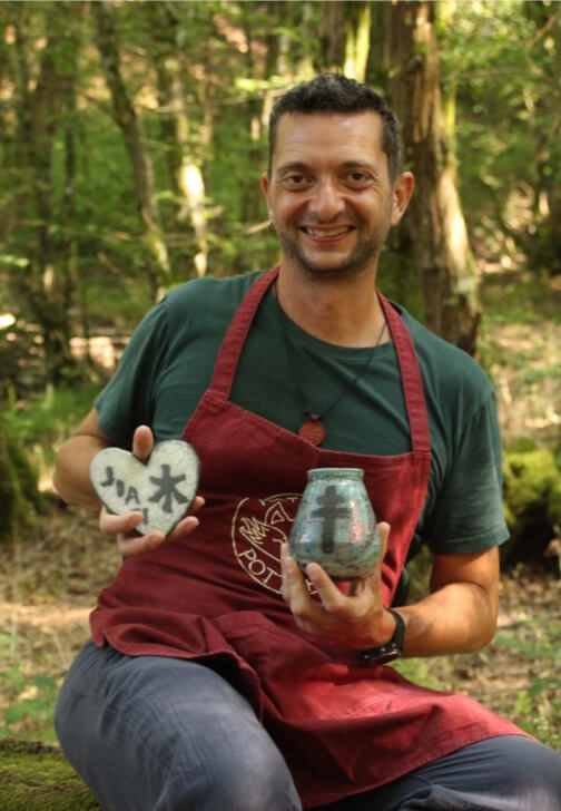Raku Pottery Workshop in the Woods