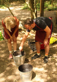 Raku Pottery Workshop in the Woods