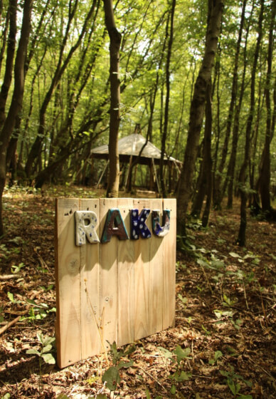 Raku Pottery Workshop in the Woods
