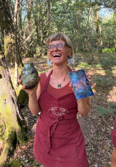 Raku Pottery Workshop in the Woods