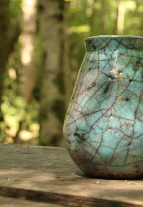 Raku Pottery Workshop in the Woods