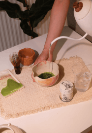 Rare Matcha Tasting and Kurinuki Cup Carving