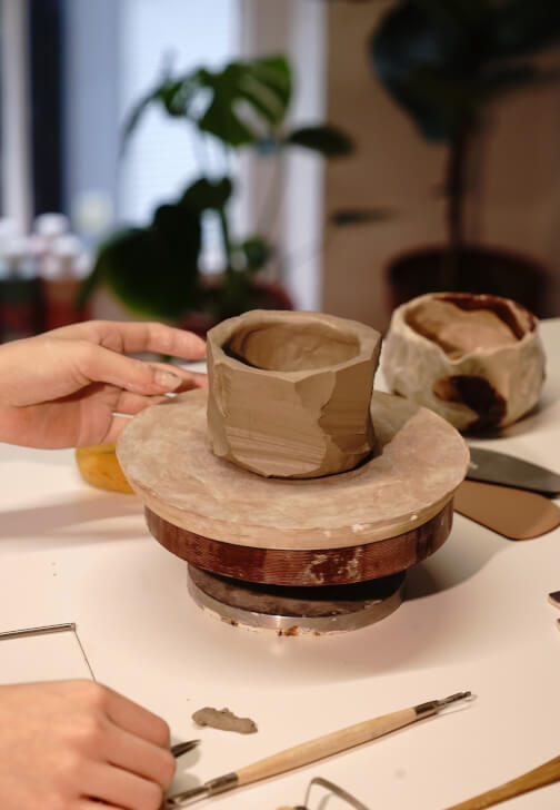 Rare Matcha Tasting and Kurinuki Cup Carving