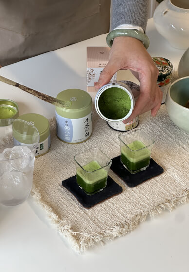 Rare Matcha Tasting and Kurinuki Cup Carving