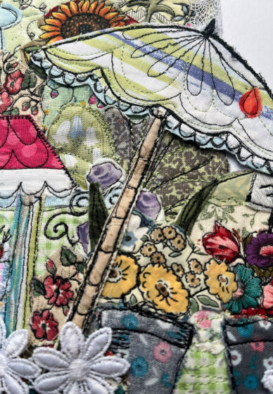 Raw Edge Applique Lamp Shade Workshop