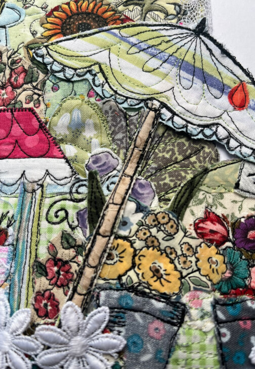 Raw Edge Applique Lamp Shade Workshop