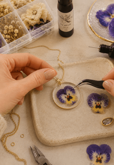 Real Flower Jewellery Workshop