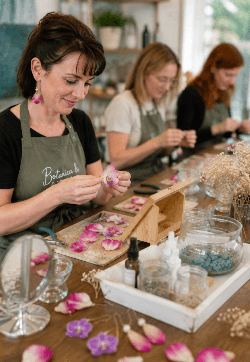Real Flower Jewellery Workshop