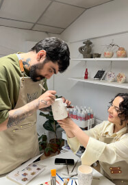 Relaxed BYOB Pottery Painting Experience