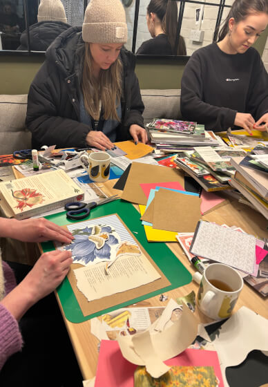 Relaxing Guided Collage Workshop