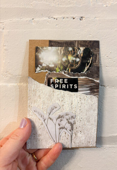 Relaxing Guided Collage Workshop