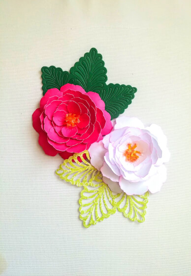 Relaxing Paper Flowers Workshop