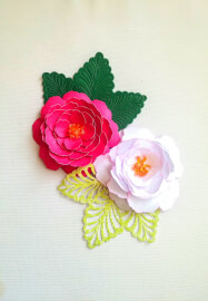 Relaxing Paper Flowers Workshop