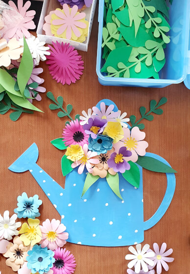Relaxing Paper Flowers Workshop
