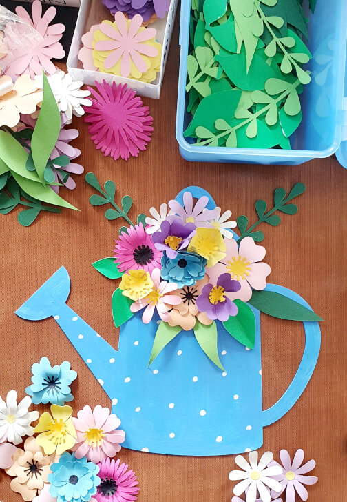 Relaxing Paper Flowers Workshop