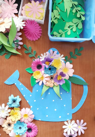 Relaxing Paper Flowers Workshop