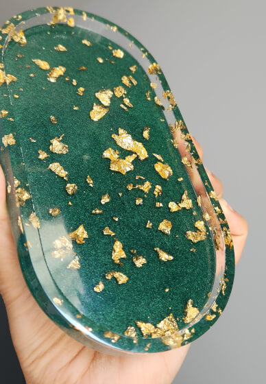 Resin Art Class: Trinket Tray and Coaster
