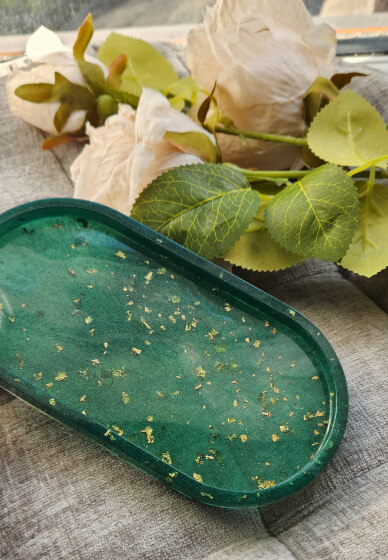 Resin Art Class: Trinket Tray and Coaster