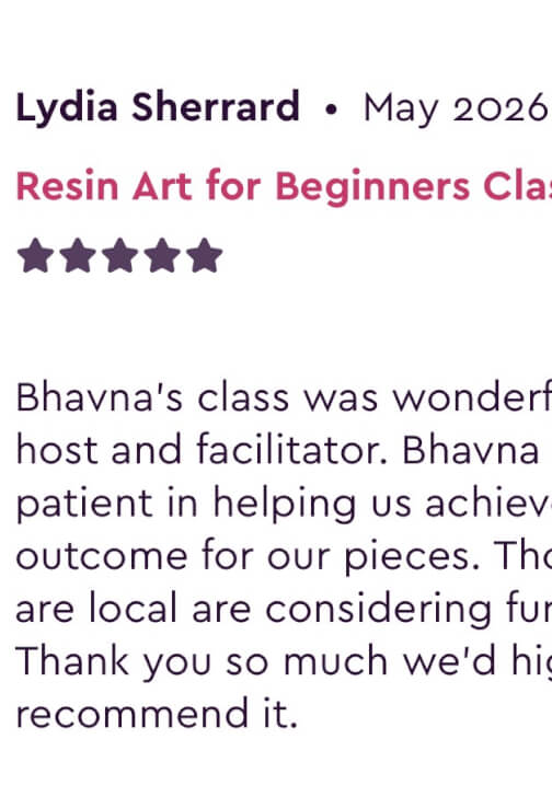 Resin Art for Beginners Class