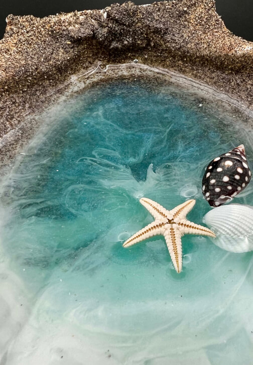 Resin Ocean Shell Art Class